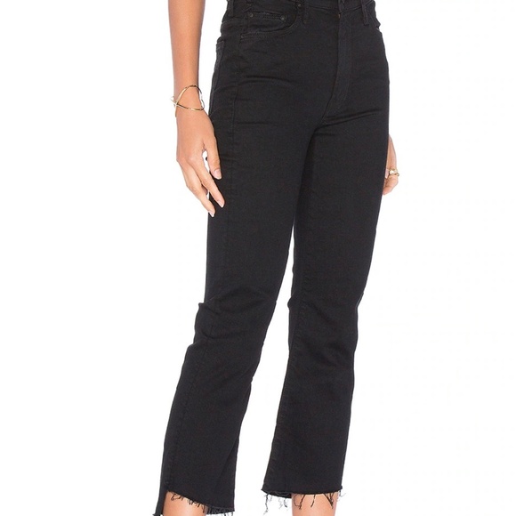 Mother Insider Crop Step Fray Jeans Not Guilty Sz 27 - Picture 4 of 10